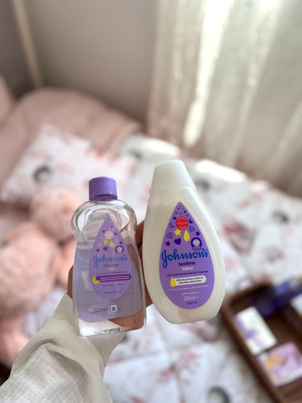 💜🌙 Purple Dreams Set | ست رویای بنفش لوسیون و روغن جانسون